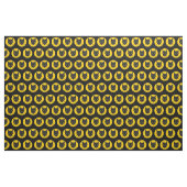 Tissu Tête de chat noir (Yard)