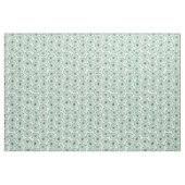 Tissu Têtes de semence - Vert de forêt sur blanc (Yard)
