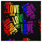 Tissu Texte d'amour de LGBT (Fermer)