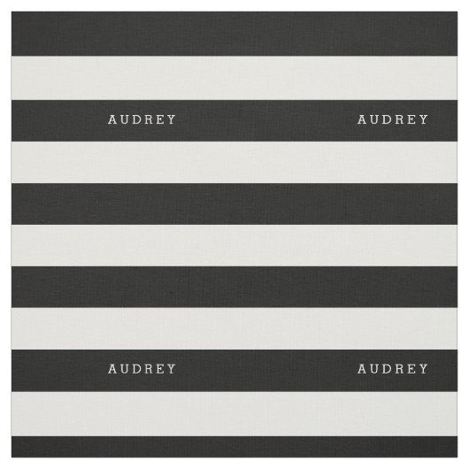 Tissu Texte et rayures faits sur commande (Échantillon)