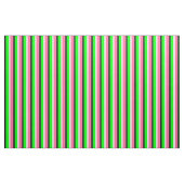 Tissu Textile Grille Rose Vert (Yard)