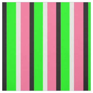 Tissu Textile Grille Rose Vert