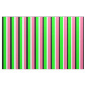 Tissu Textile Grille Rose Vert (Fat Quarter)