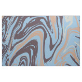 Tissu textile Motif bleu Abstrait liquide (Fat Quarter)