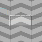 Tissu textile motif zig zag de chevron gris (Carreau)