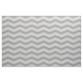 Tissu textile motif zig zag de chevron gris (Fat Quarter)