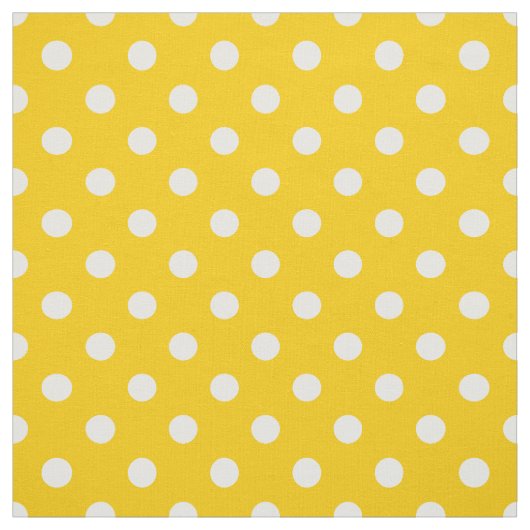 Tissu Textile Pois jaune (Échantillon)