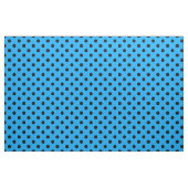 Tissu Textile Pois noir bleu (Fat Quarter)