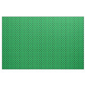 Tissu Textile Pois noir vert (Yard)