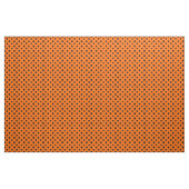 Tissu Textile Pois orange (Yard)