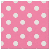 Tissu Textile Pois rose (Fermer)