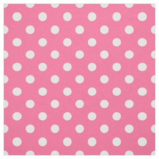 Tissu Textile Pois rose (Échantillon)
