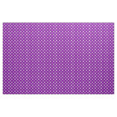 Tissu Textile Pois violet blanc (Yard)