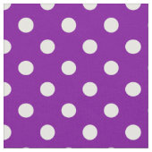 Tissu Textile Pois violet blanc (Fermer)