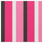 Tissu Textile rose Hot Pink Stripes (Fermer)