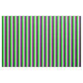 Tissu Textile vert à bandes violettes (Yard)