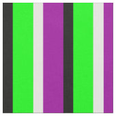 Tissu Textile vert à bandes violettes (Fermer)