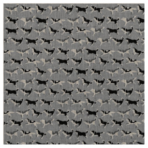 Tissu Textiles enroués de chien de tissus de chien de