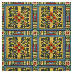 Tissu Textiles traditionnels de peinture murale de