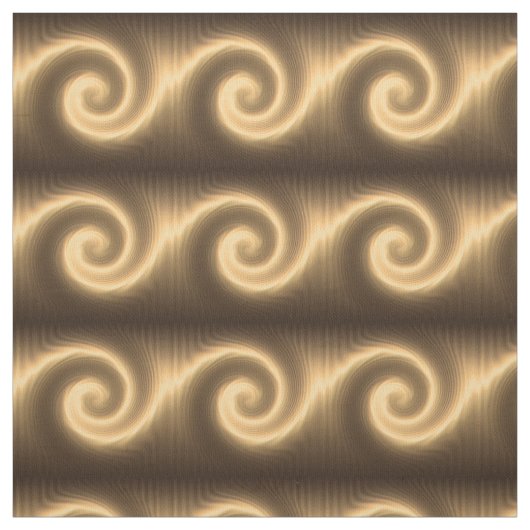 Tissu texture abstraite en spirale dorée (Échantillon)
