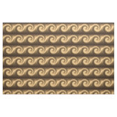 Tissu texture abstraite en spirale dorée (Fat Quarter)