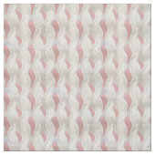 Tissu Texture abstraite gras 3D métallique rouge et crèm (Échantillon)