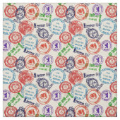 Tissu Texture avec de vrais timbres (Échantillon)