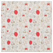 Tissu Texture avec le nounours (Échantillon)