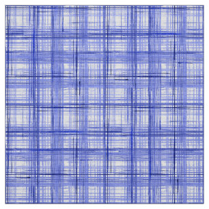 Tissu texture blanche bleue classique de plaid de tartan