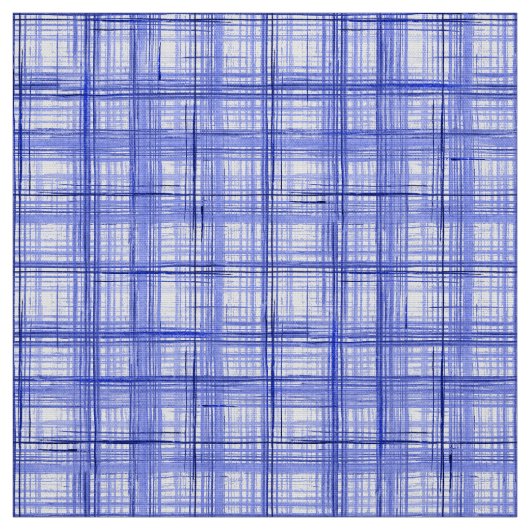 Tissu texture blanche bleue classique de plaid de tartan (Échantillon)