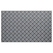 Tissu texture blanche noire classique checkered de plaid (Yard)