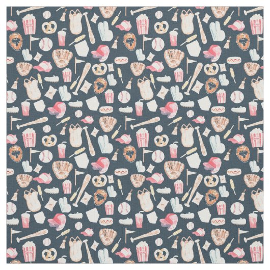 Tissu Texture de la marine de baseball (Échantillon)