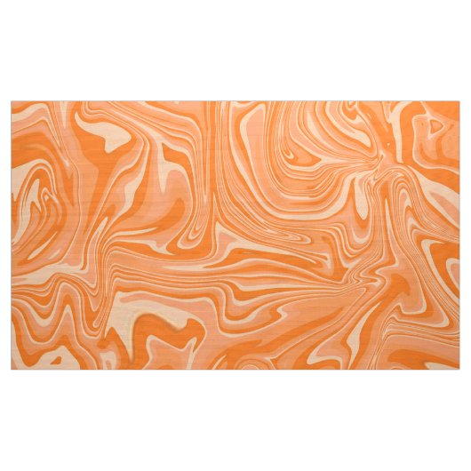 Tissu Texture marbrée numérique orange2 Fabric (Yard)