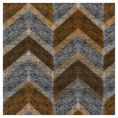 Tissu Texturé, zigzag, gris et brun, lignes, classique, (Fermer)