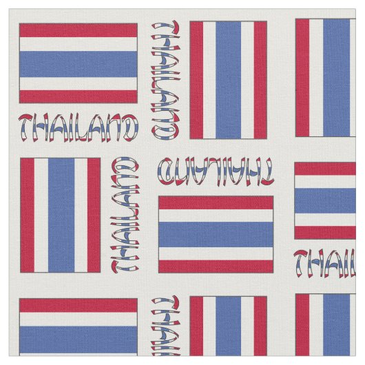 Tissu Thaïlande et drapeau thaï (Fermer)