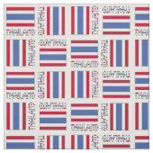 Tissu Thaïlande et drapeau thaï (Échantillon)