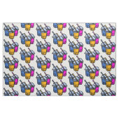 Tissu thé à bulles mignonnes (Fat Quarter)