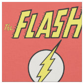 Tissu The Flash Name & Lightning Bolt Logo (Fermer)