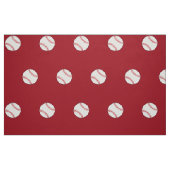 Tissu Thème de baseball Fabric Rouge BG HAMbyWG (Fat Quarter)