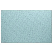Tissu Thème de plage Teal, étoile de mer Navy, dollar de (Yard)