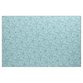 Tissu Thème de plage Teal, étoile de mer Navy, dollar de (Fat Quarter)