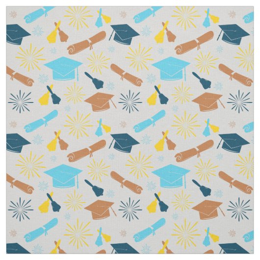 Tissu Thème d'études collégiales (Échantillon)