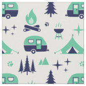 Tissu Thème du camping (Fermer)