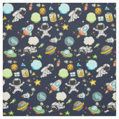 Tissu Thème spatial cool - Astronauts & Rocket Ships (Échantillon)