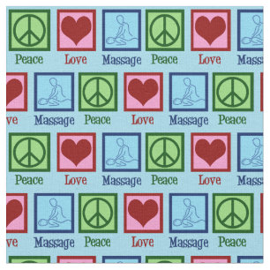 Tissu Thérapie de massage Peace Love