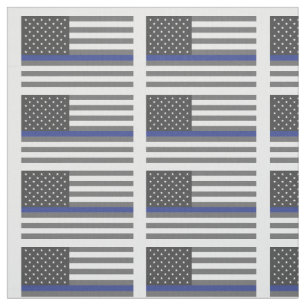 Tissu Thin Blue Line Police Lives Matter