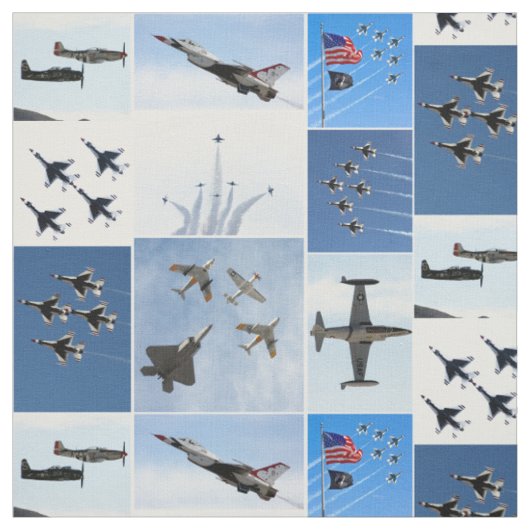 Tissu Thunderbirds, Military Jet Variété (Échantillon)