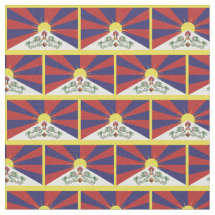 Tissu Tibet & Tibetan Flag Tissus / Himalaya