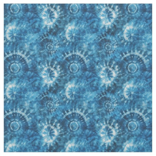 Tissu Tie-dye bleu (Fermer)
