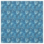 Tissu Tie-dye bleu (Échantillon)